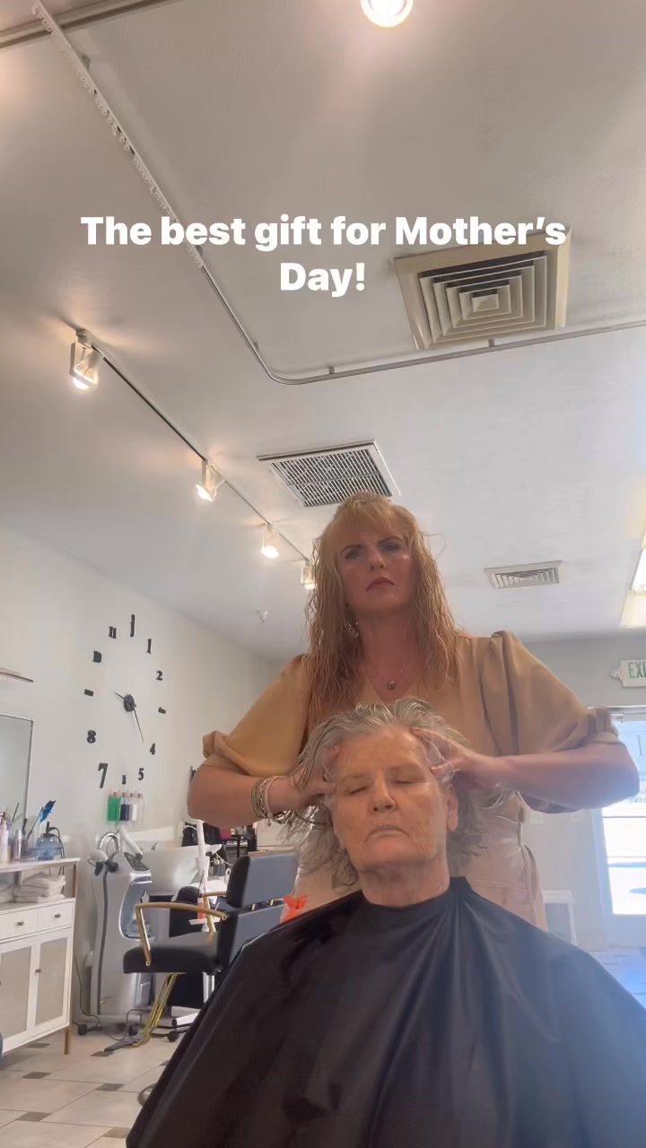 A relaxing scalp massage in progress